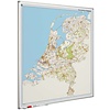 Smit-Visual Postcodekaart Nederland met Softline profiel 130 x 110 cm.