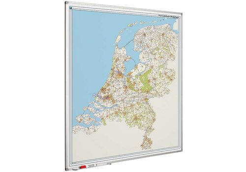 Postcodes kaart Nederland 