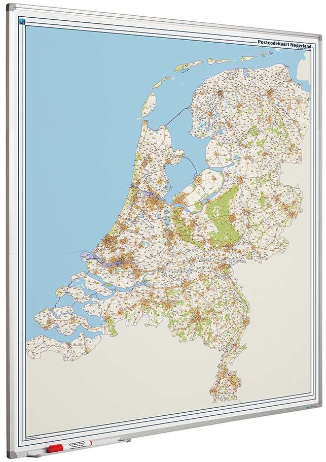 Dutch Postcode Example Postcodes Nederland op whiteboard - KV Wandinrichting