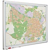 Smit-Visual Plattegrond van stad of regio in Nederland op whiteboard en magnetisch