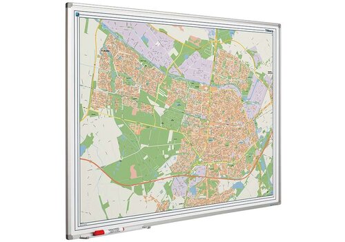 Maatwerk:  Plattegrond van stad of regio 