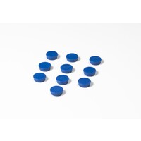 Ronde blauwe memo magneten in 4 diameters