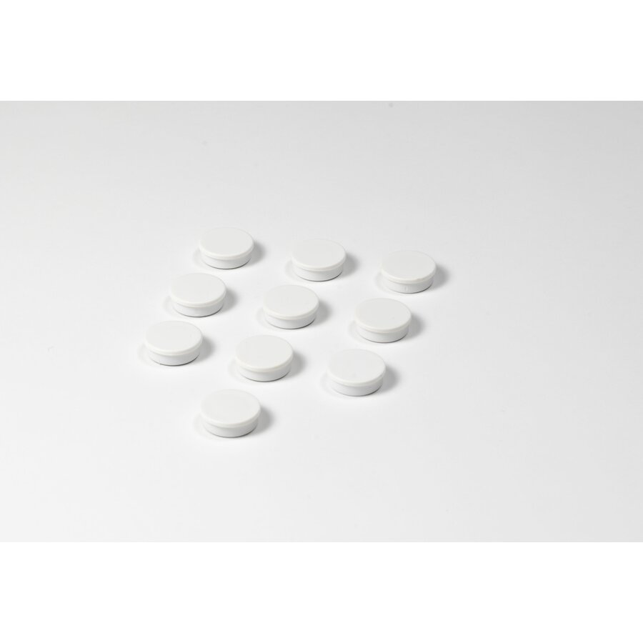 Ronde witte memo magneten in 4 diameters-2