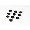 Smit-Visual Ronde zwarte memo magneten in 4 diameters