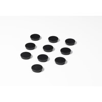thumb-Ronde zwarte memo magneten in 4 diameters-1