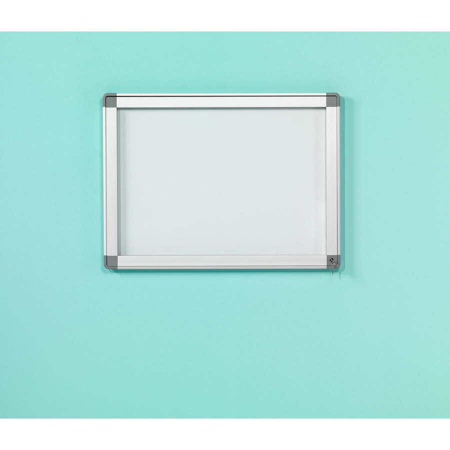 Muurvitrine Recto  deur achterwand whiteboard-5