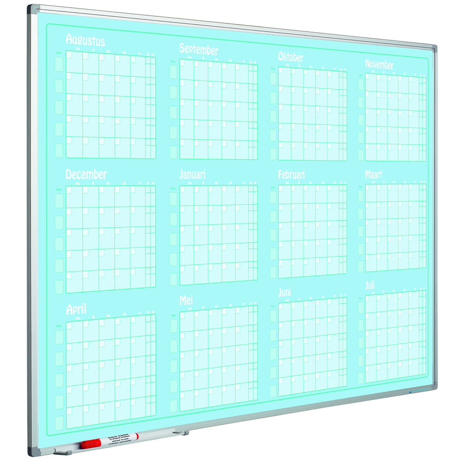 Planbord Jaarplanner augustus-juli-1