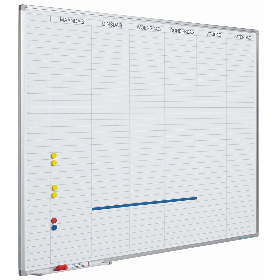 Planbord 6 werkdagen met dagenstrook-1