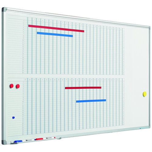 Planbord jaar, maand-dag 