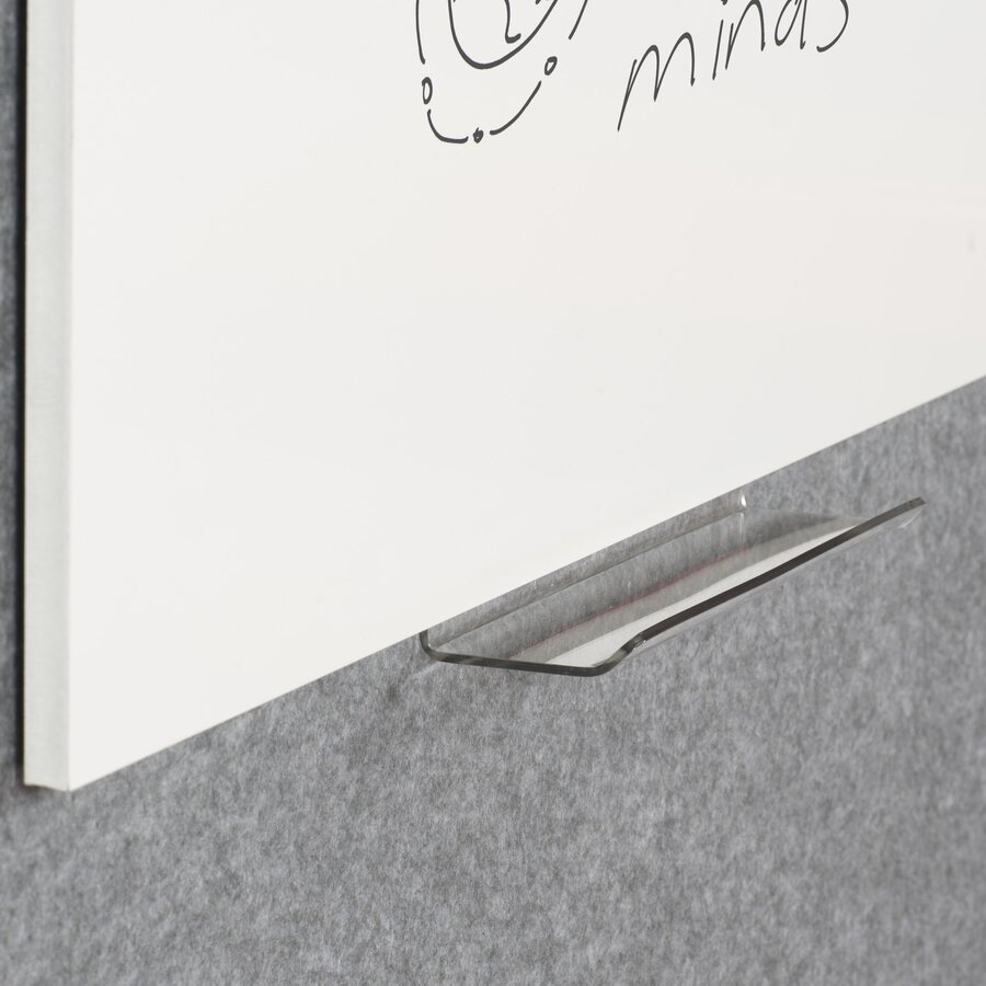 Aflegbakje voor stiften en wissers voor whiteboard en stalen wand-1