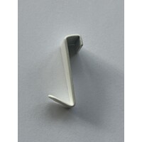 thumb-Ophanghaak voor Interfinish systeemwanden, kleur wit Ral 9010-1