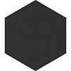 Smit-Visual Prikbord Bulletin zeshoekig, afmeting 60 x 52 (b x h) cm kleur zwart-2209