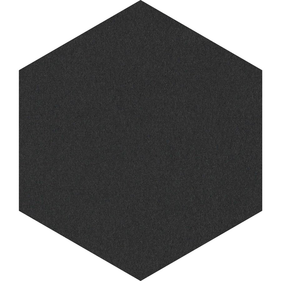 Prikbord Bulletin zeshoekig, afmeting 60 x 52 (b x h) cm kleur zwart-2209-1
