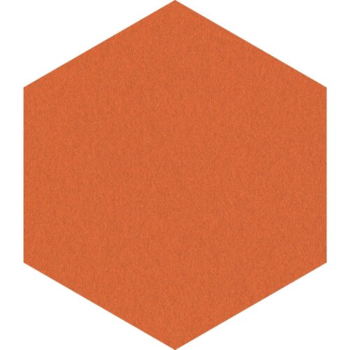 Prikbord Bulletin zeshoekig: kleur 2211-oranje 