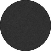 thumb-Prikbord Bulletin rond met een diameter 60 cm in de kleur zwart-2209-1