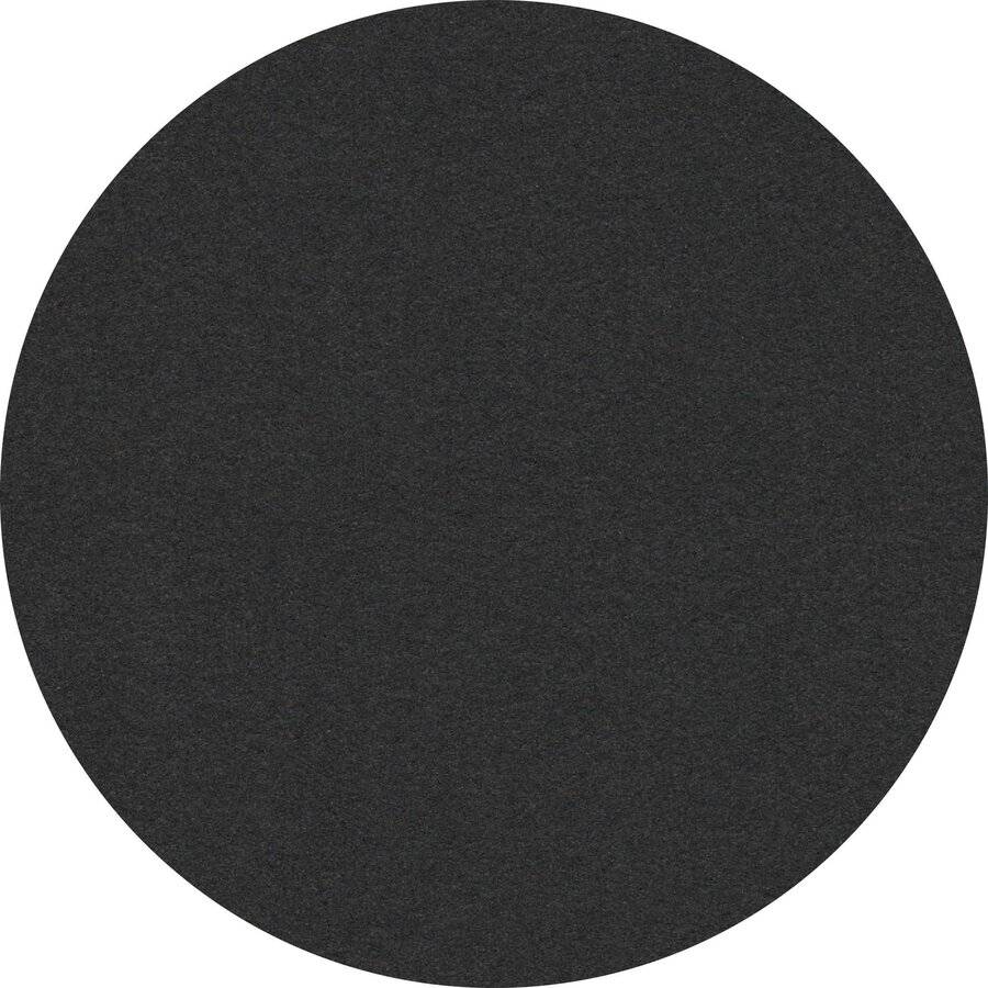 Prikbord Bulletin rond met een diameter 60 cm in de kleur zwart-2209-1