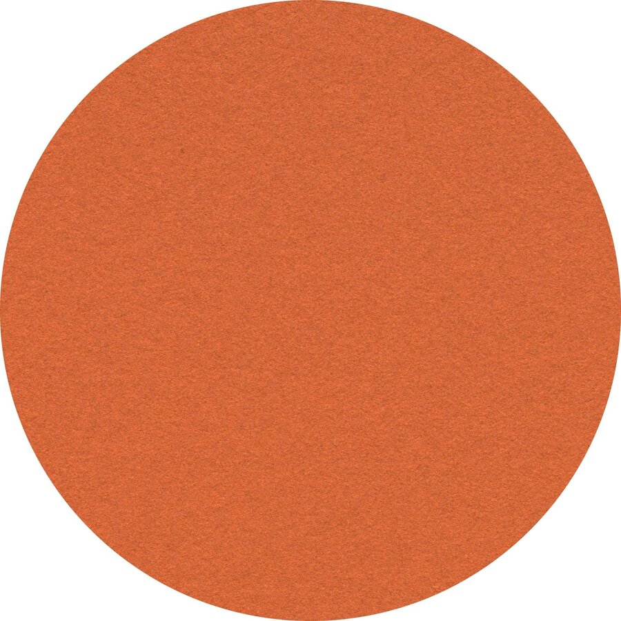 Prikbord Bulletin rond met een diameter 60 cm in dekleur oranje-2211-1