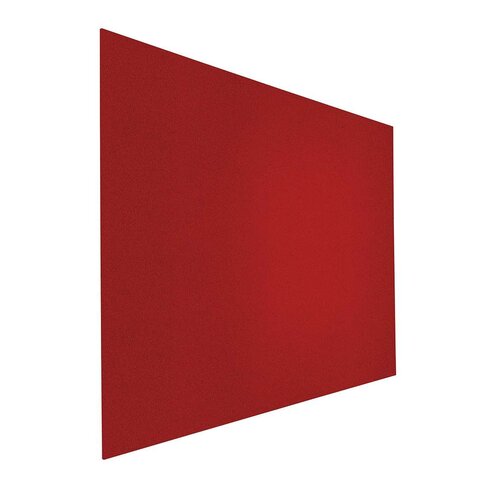 Prikbord Bulletin frameloos, kleur 2210-rood 