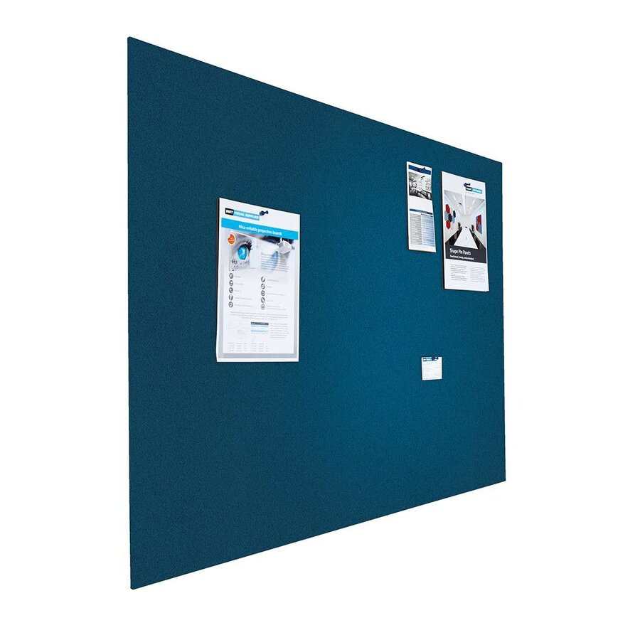 Prikbord Bulletin frameloos kleur 2214-blauw-1