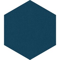 thumb-Prikbord Bulletin zeshoekig, afmeting 60 x 52 (b x h) cm kleur blauw-2214-1