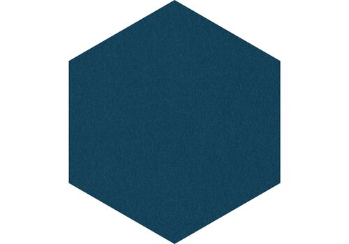 Profielloos zeshoekig prikbord, kleur 2214 