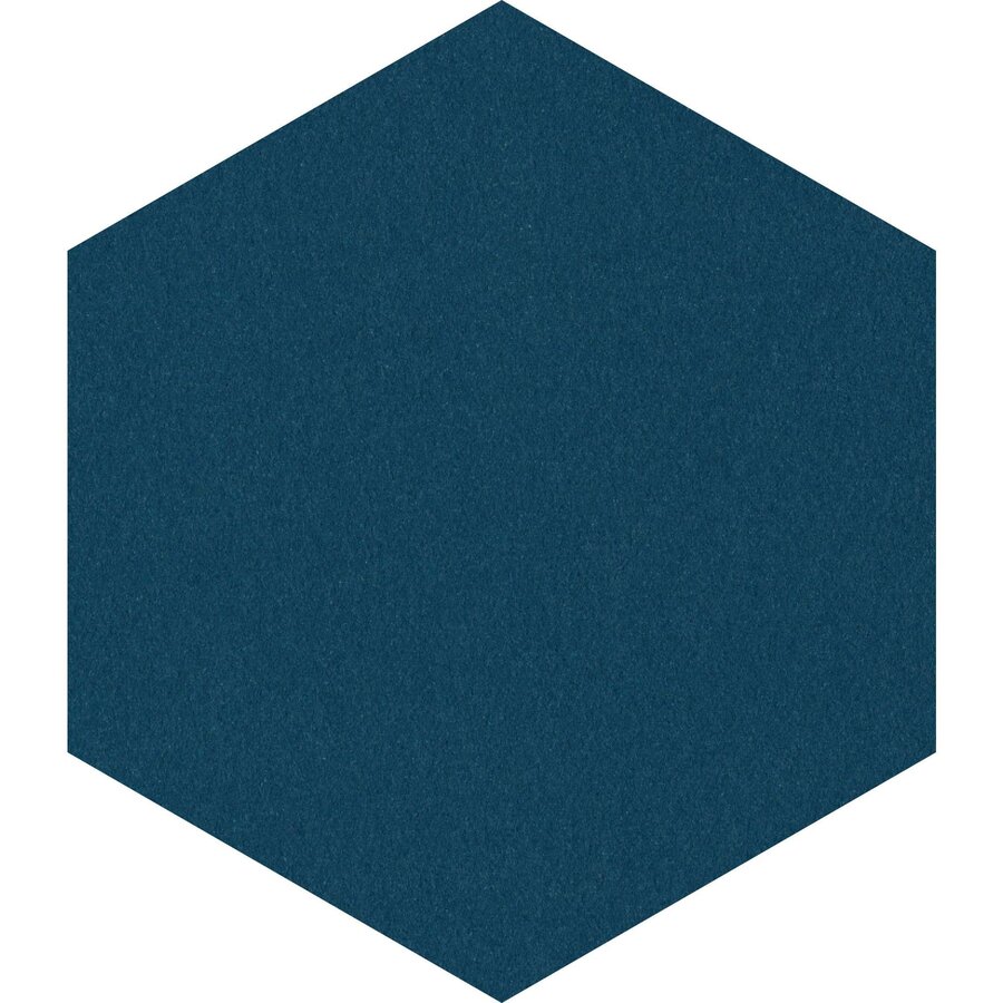 Prikbord Bulletin zeshoekig, afmeting 60 x 52 (b x h) cm kleur blauw-2214-1