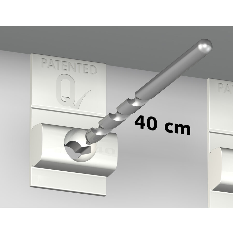 Artiteq Click Rail Pro geborsteld alu draagvermogen 50 kg-5