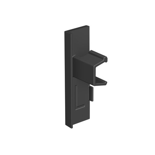 Info Rail zwart, eindkap (set L + R) 