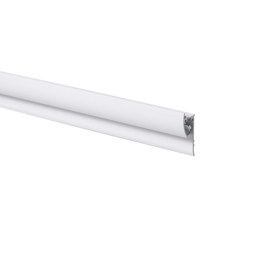 Stas Knikker Rail wit, 2 lengtes van 200 cm. Incl. montage matariaal-4