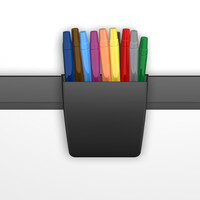 thumb-Artiteq Info Rail zwart structuur, lengte 100 cm. 6 stuks-4