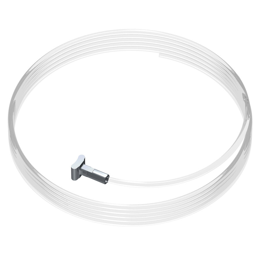Artiteq 2 mm. perlon ophangkoord met Solid Slider, lengte 150 cm-2
