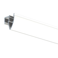 thumb-Artiteq Up Rail wit-RAL 9016 primer: Schilderij Ophangsysteem voor aan het plafond, 5 lengtes van 3 meter.-1