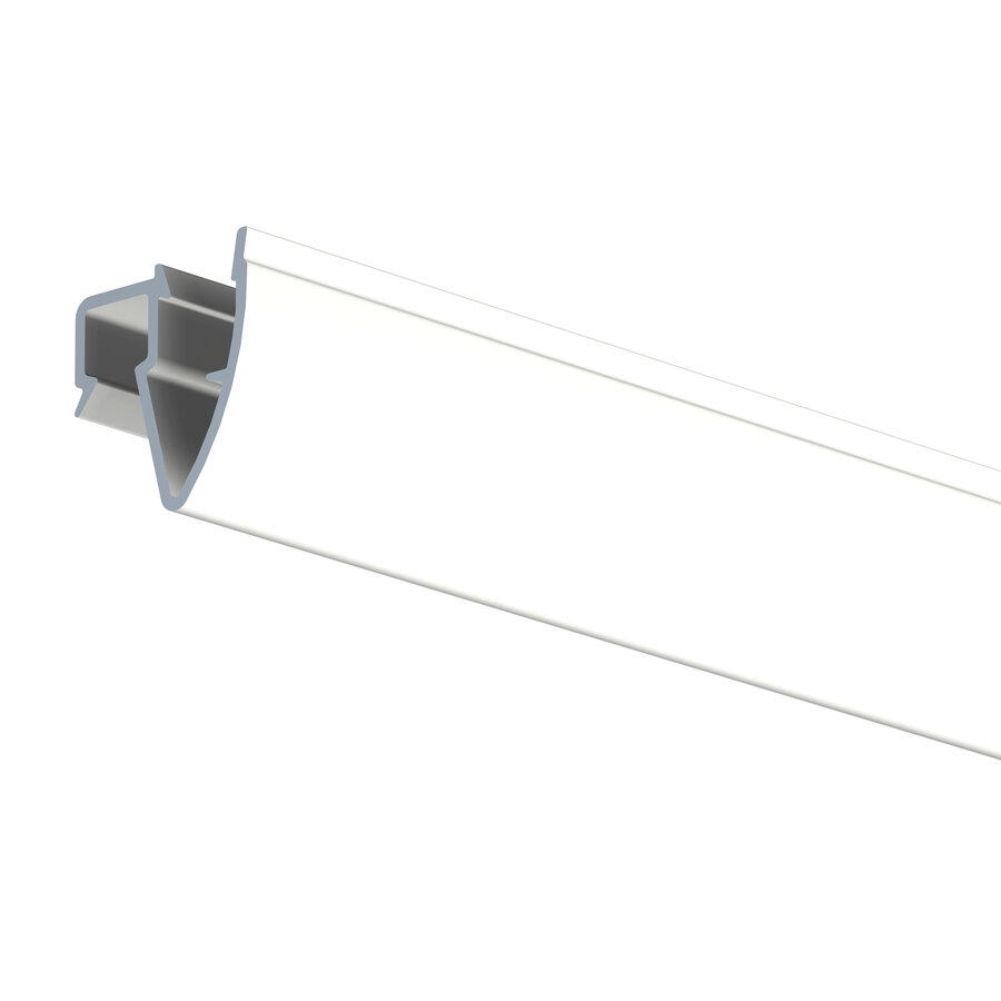 Artiteq Up Rail wit-RAL 9016 primer, Schilderij Ophangsysteem voor aan het plafond, 5 lengtes van 2 meter.-1