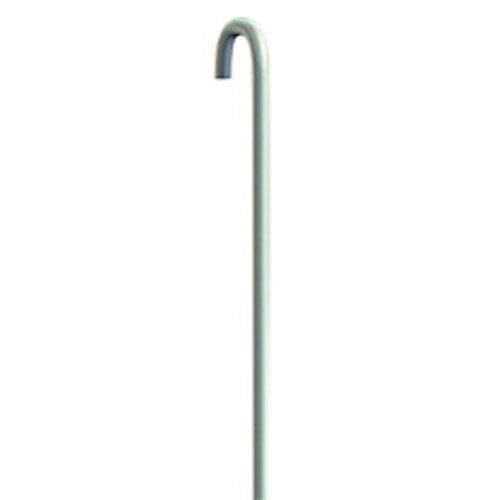 Ophangstang  2 mm. wit, lengte 100 cm. 
