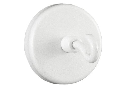 Witte plafond magneet met haak, 3 kg. 