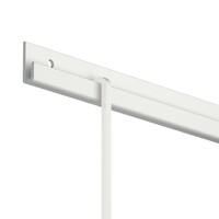 thumb-Artiteq Classic Rail+ 4 mm. witte stang met S-knik, max. 20 kg, lengte 250 cm-2