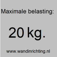 thumb-Artiteq Classic Rail+ 4 mm. witte stang met S-knik, max. 20 kg, lengte 250 cm-3