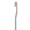 Artiteq schilderij-ophangsystemen Artiteq Classic Rail+ 4 mm. witte stang met S-knik, max. 20 kg, lengte 150 cm