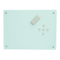 thumb-Stijlvol glasbord van wit gehard veiligheidsglas, 45 x 60 cm-4