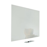 thumb-Stijlvol glasbord van wit gehard veiligheidsglas 60 x 90 cm.-2