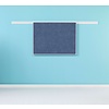 Smit-Visual Prikbord met blauw vilt met PartnerLine profiel afm. 60 x 90 cm.