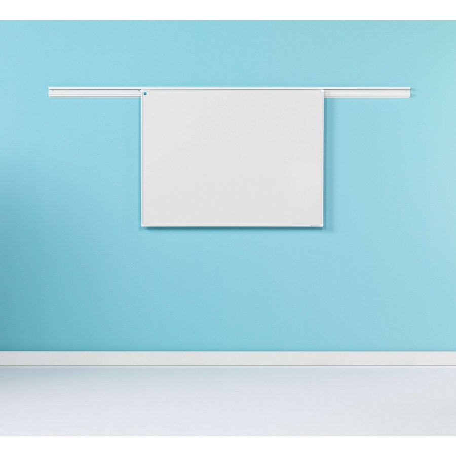 Whiteboard wit emailstaal met PartnerLine profiel afm. 90 x 120 cm.-1