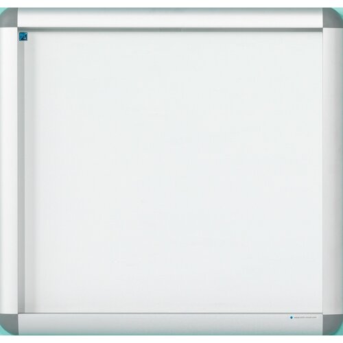 Buiten vitrine alu, vleugeldeur, 6 x A4 