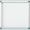 Smit-Visual Binnen-, buiten alu vitrine Rondo achterwand magnetisch met veiligheidsglas en slot, 90 x 87 cm