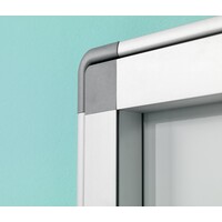 thumb-Binnen-, buiten wit vitrine Recto achterwand magnetisch met veiligheidsglas en slot, 60 x 85 cm-3