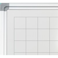 thumb-Whiteboard bedrukt met ruitjes van 5 x 5 cm. 100 x 200 cm.-2