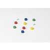 Smit-Visual Ronde memo magneten in 4 kleuren met een diameter van 10 mm. | 10 stuks