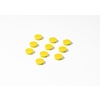 Smit-Visual Ronde gele memo magneten met een diameter van 20 mm. | 10 stuks