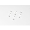 Smit-Visual Ronde witte memo magneten met een diameter van 10 mm. | 10 stuks