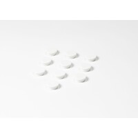 Ronde witte memo magneten met een diameter van 20 mm. | 10 stuks